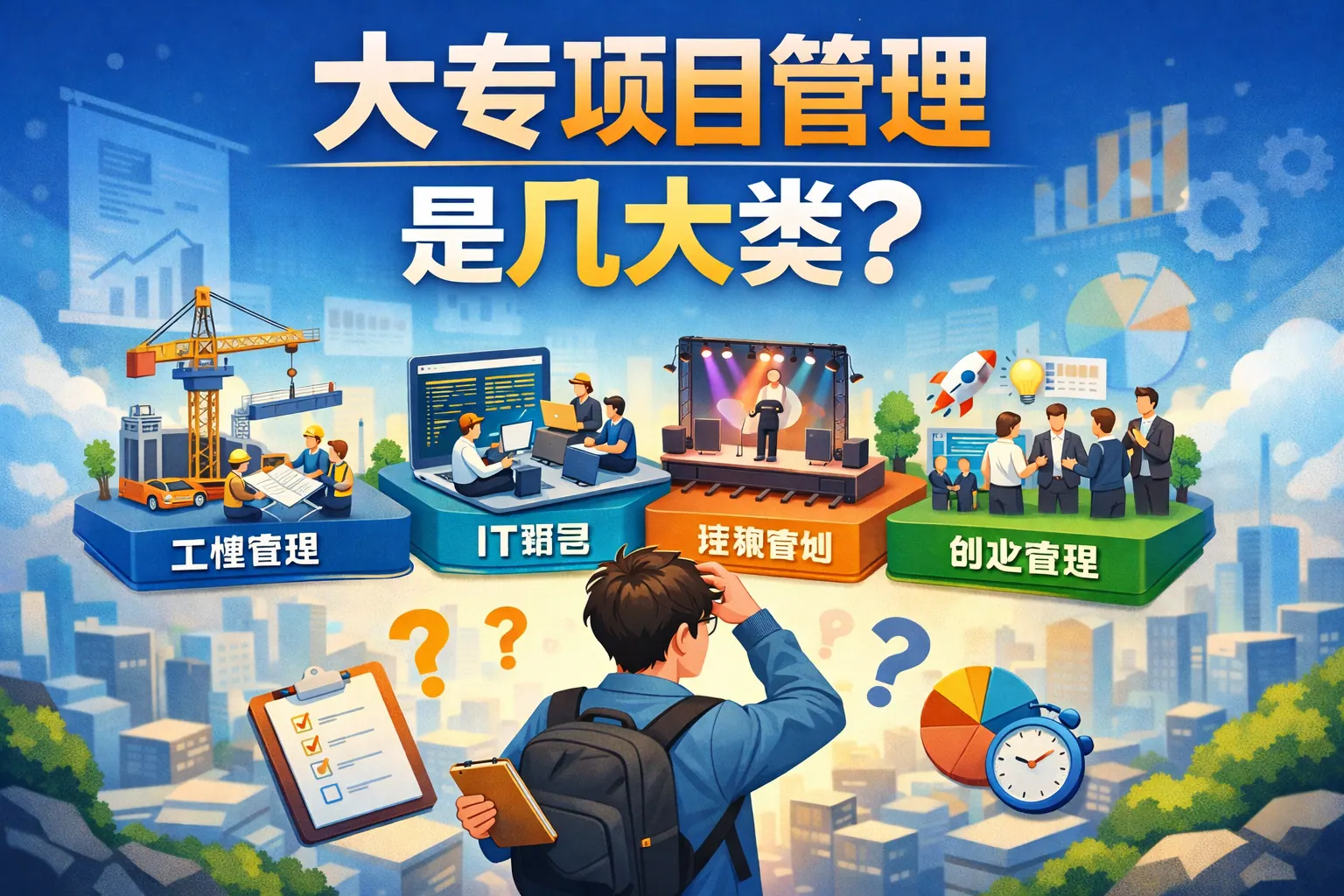 大专项目管理是几大类
