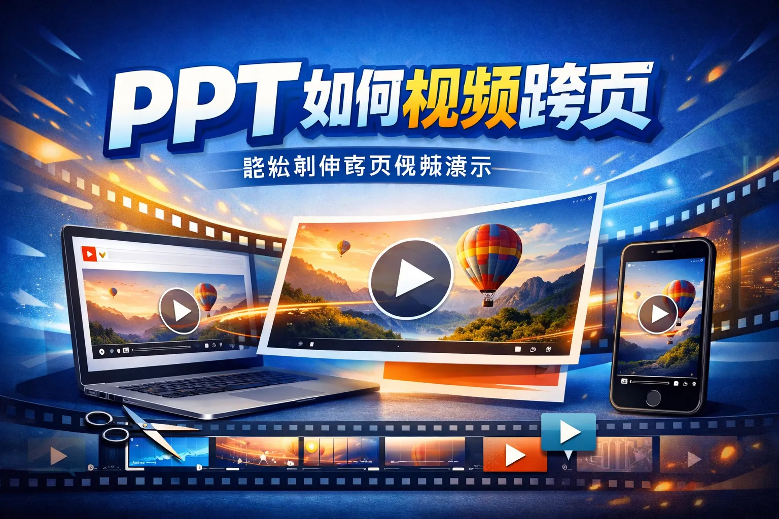 ppt如何视频跨页