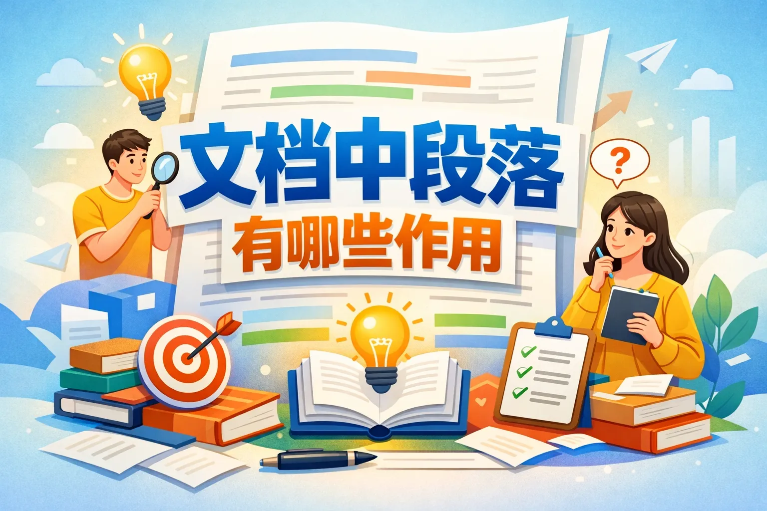 文档中段落有哪些作用