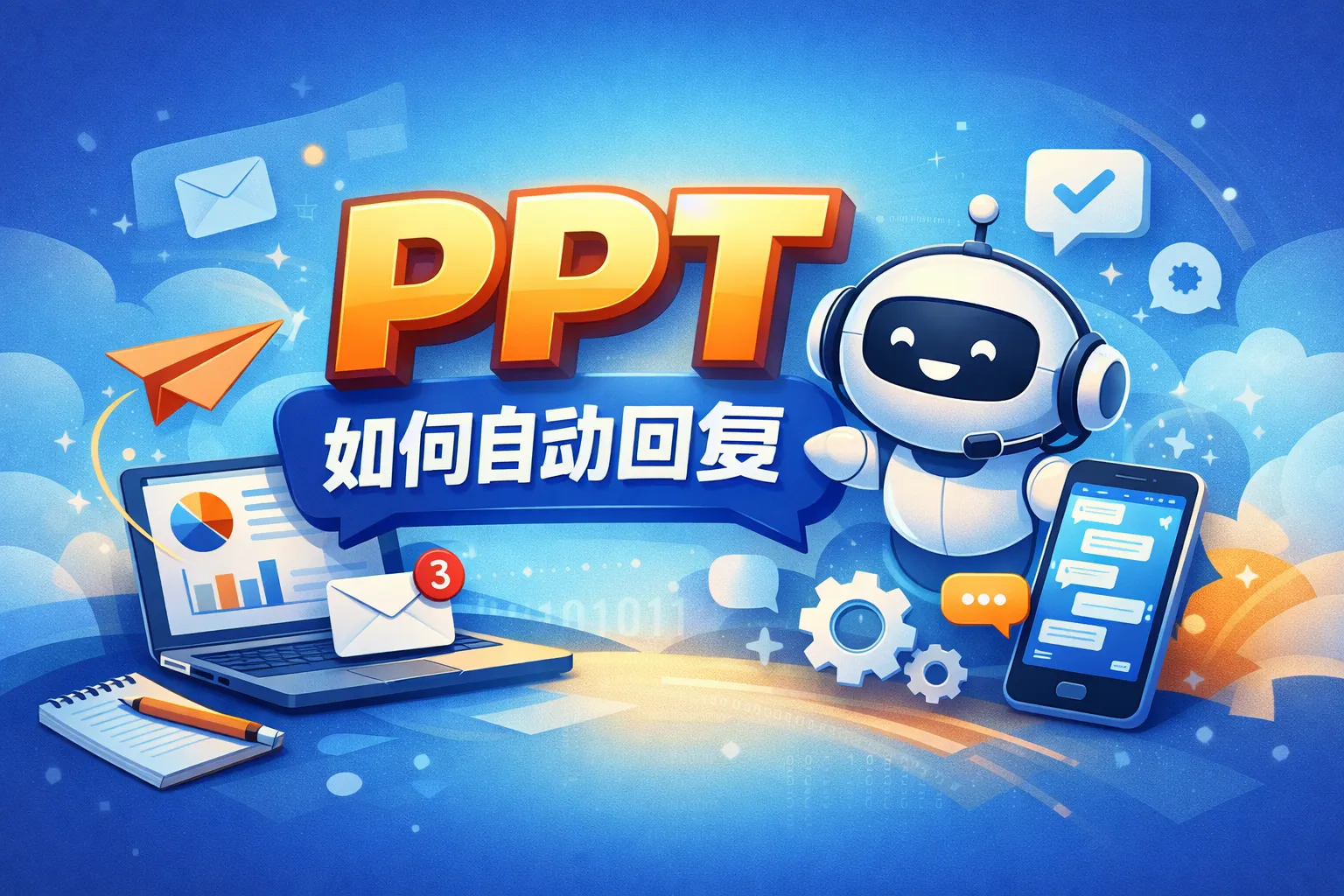 ppt如何自动回复