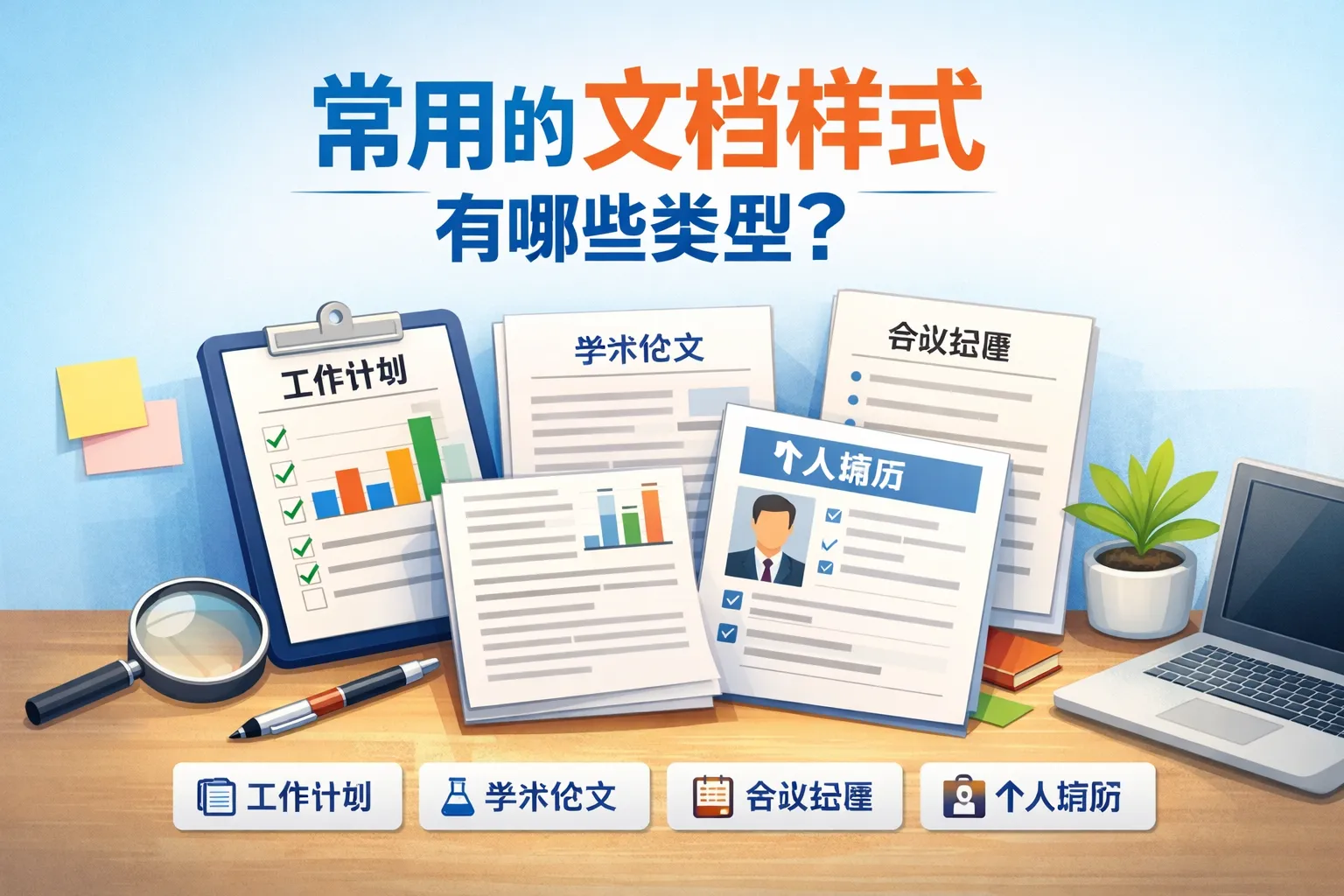 常用的文档样式有哪些类型