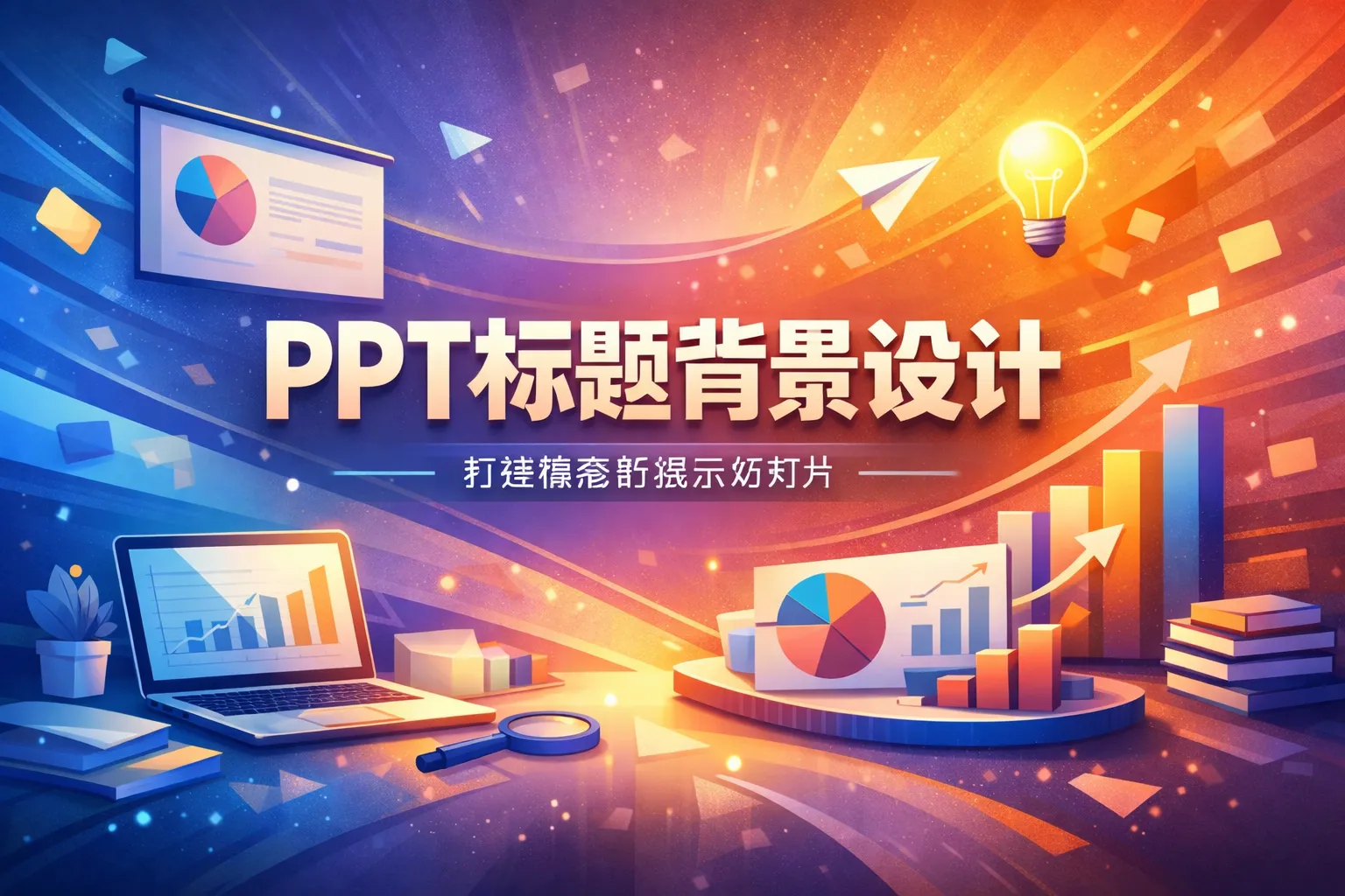 ppt标题背景如何