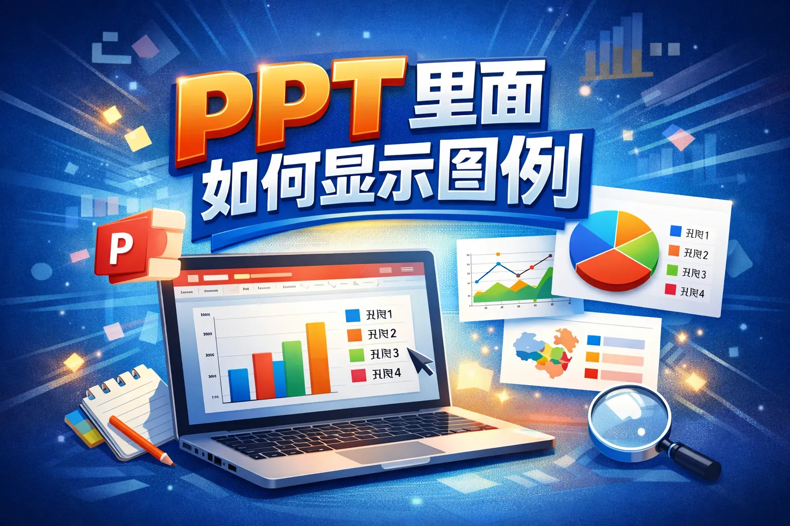 ppt里面如何显示图例