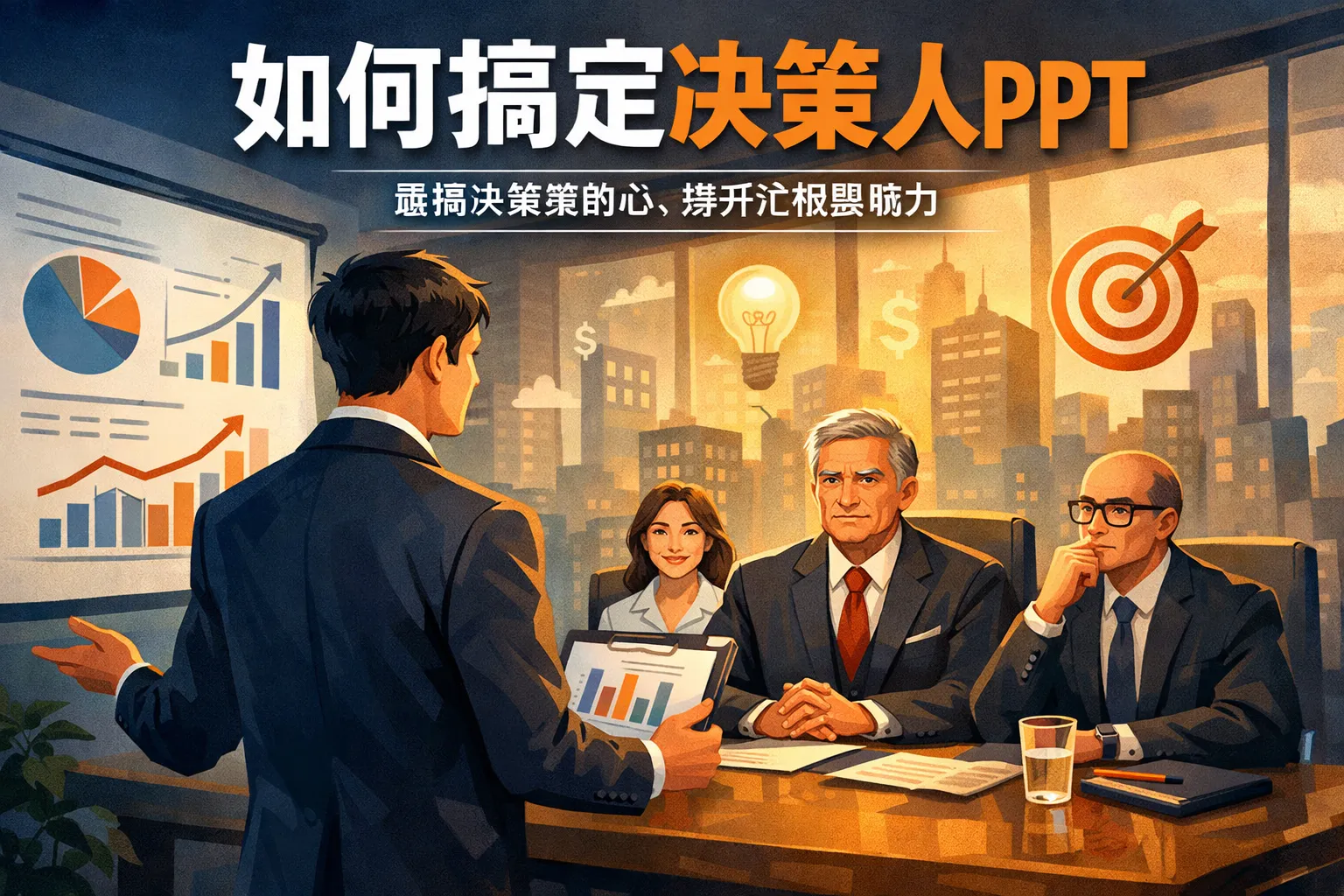 如何搞定决策人PPT