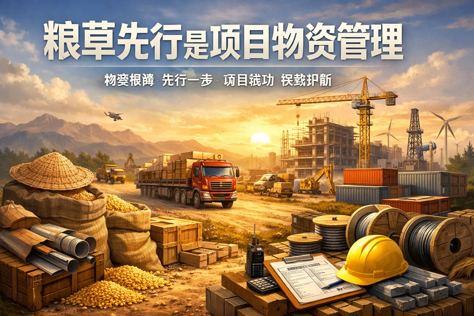 粮草先行是项目物资管理