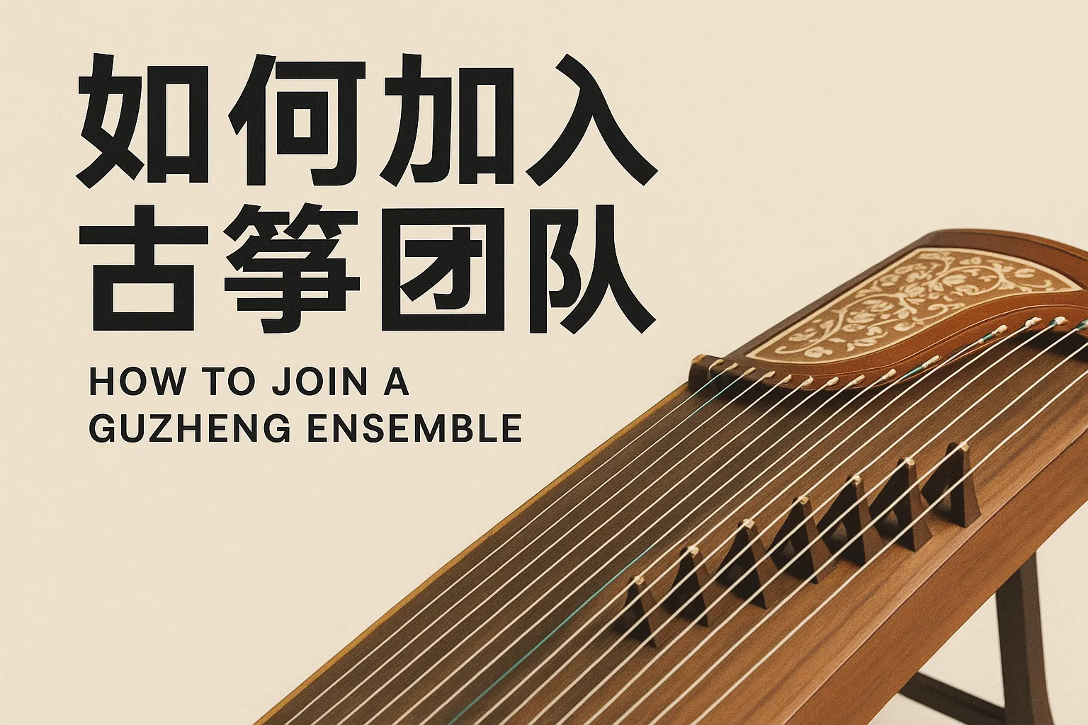 如何加入古筝团队