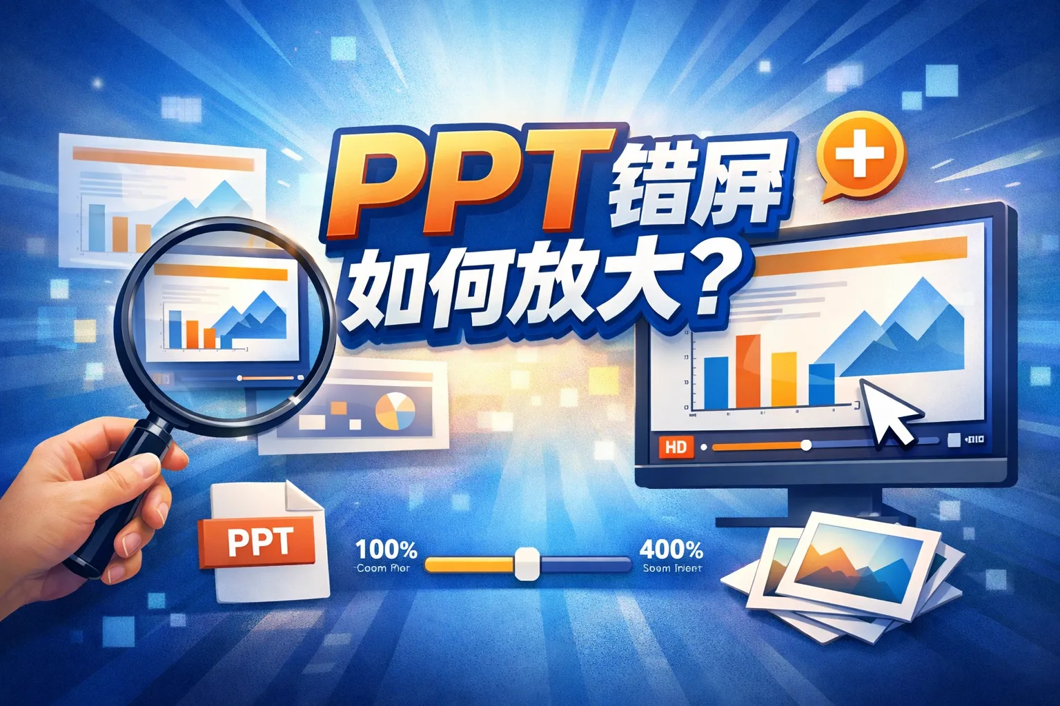 ppt截图如何放大