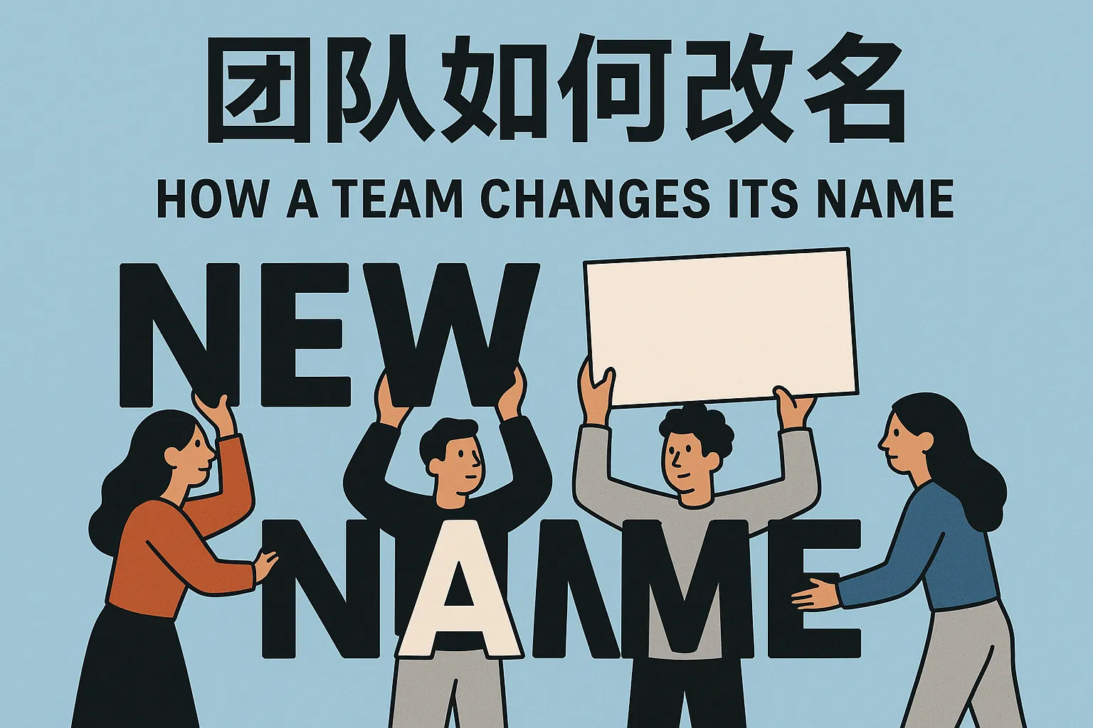 团队如何改名