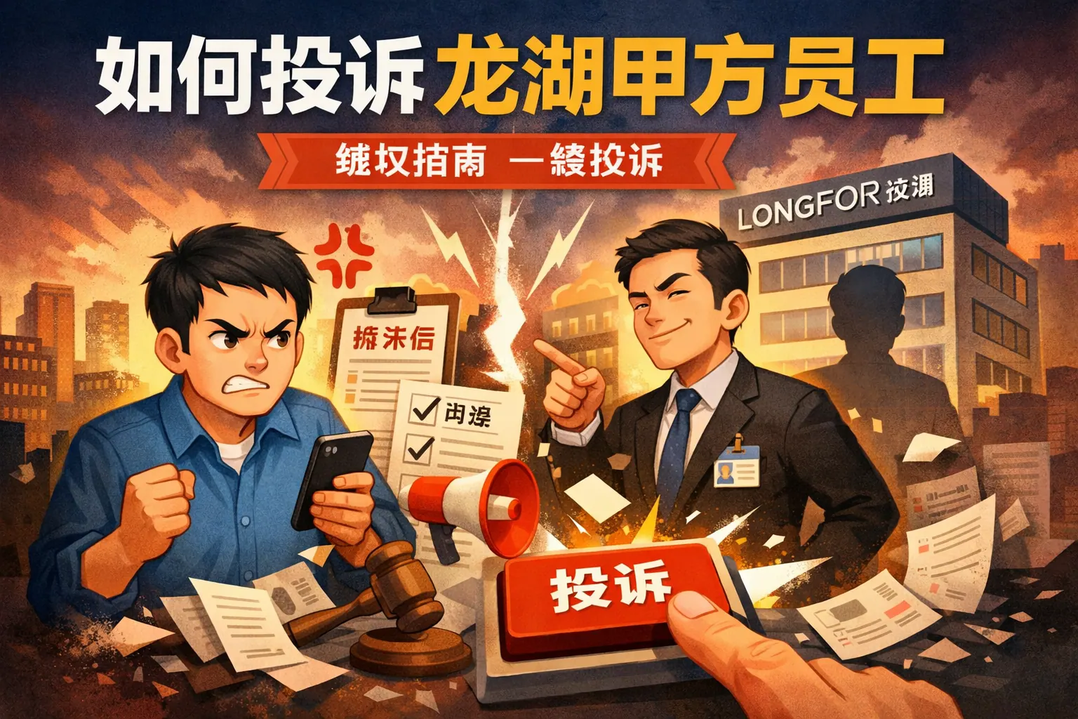 如何投诉龙湖甲方员工