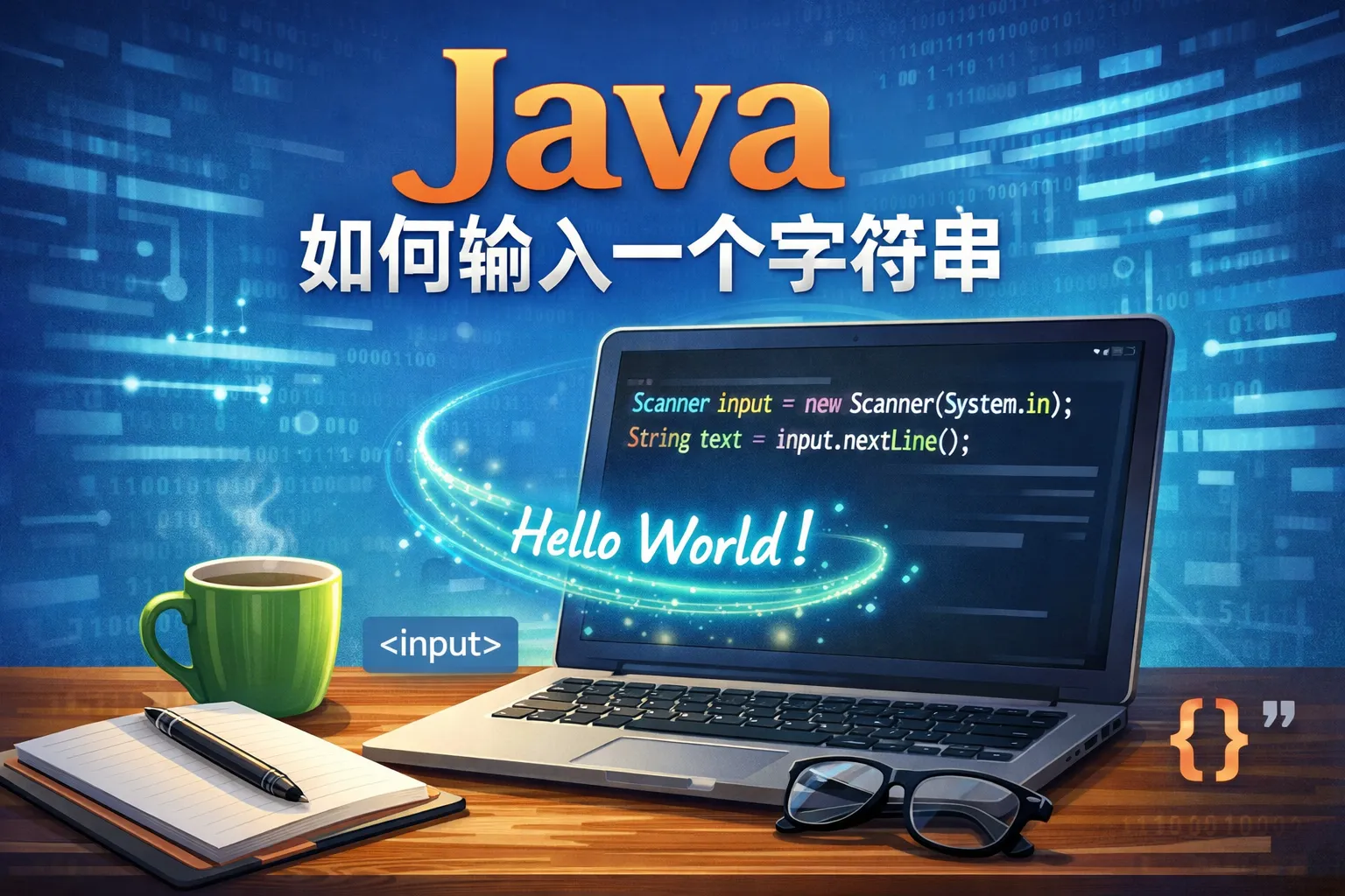 java如何输入一个字符串