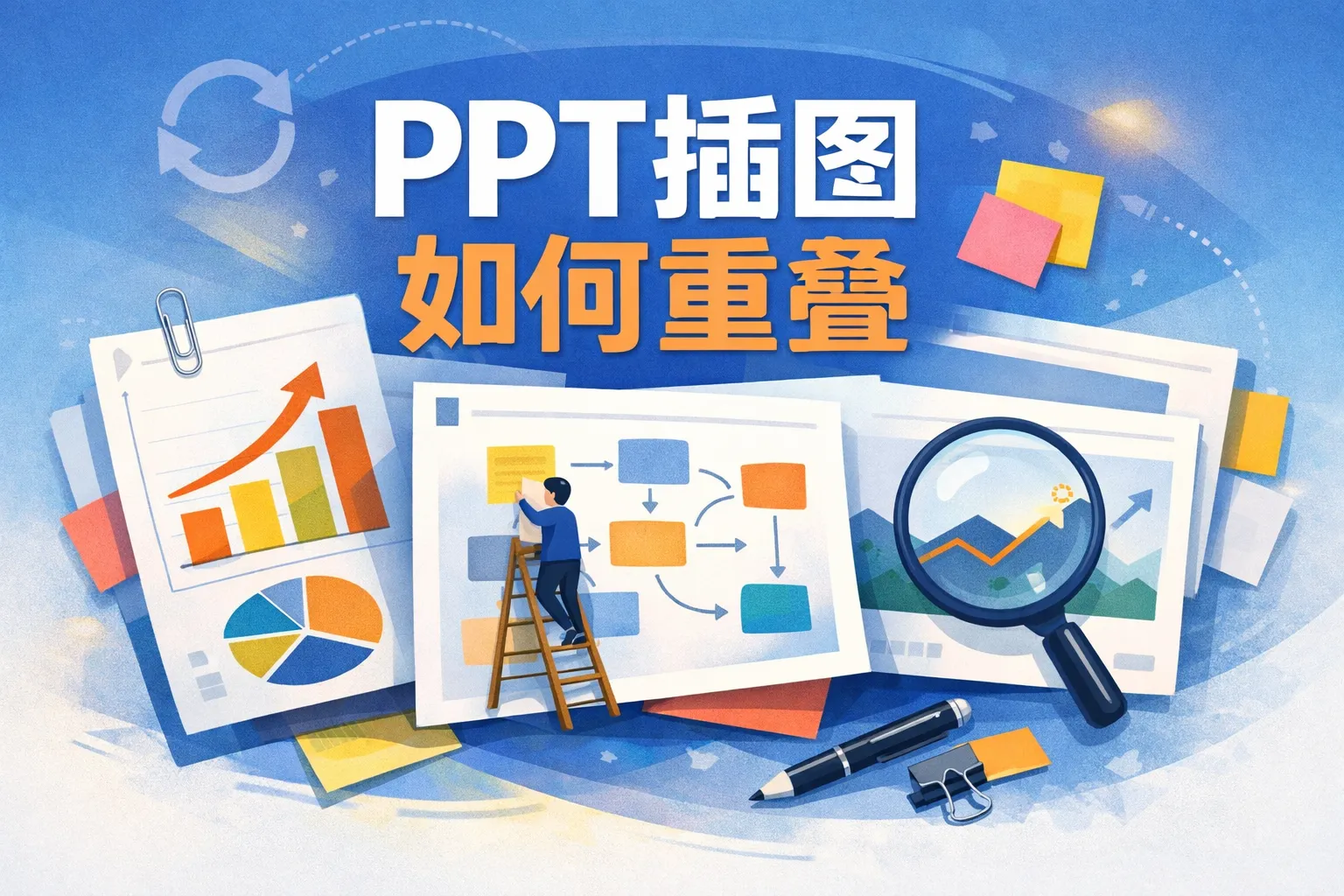 ppt插图如何重叠