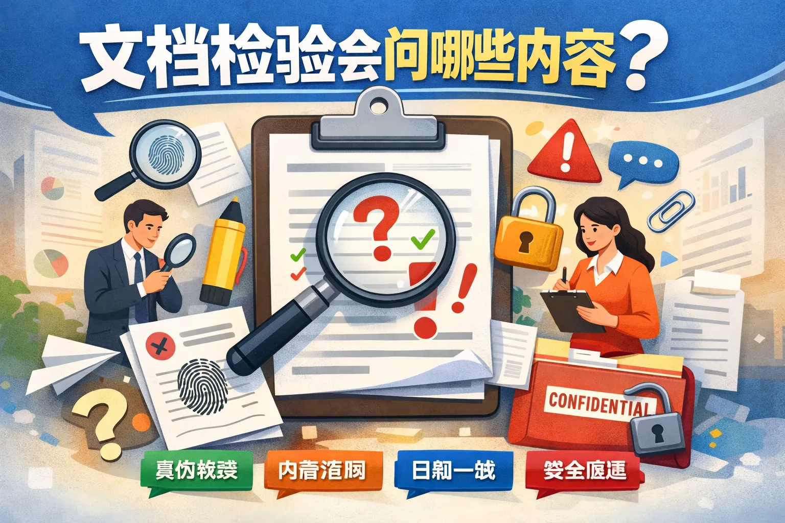 文档检验会问哪些内容