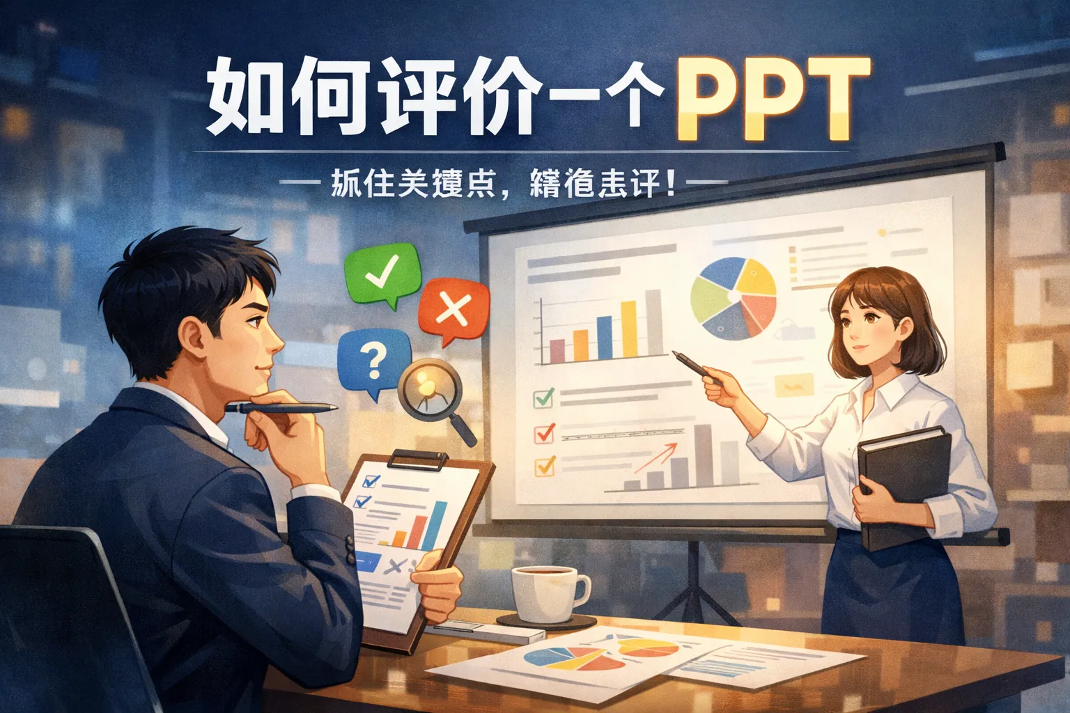 如何评价一个ppt