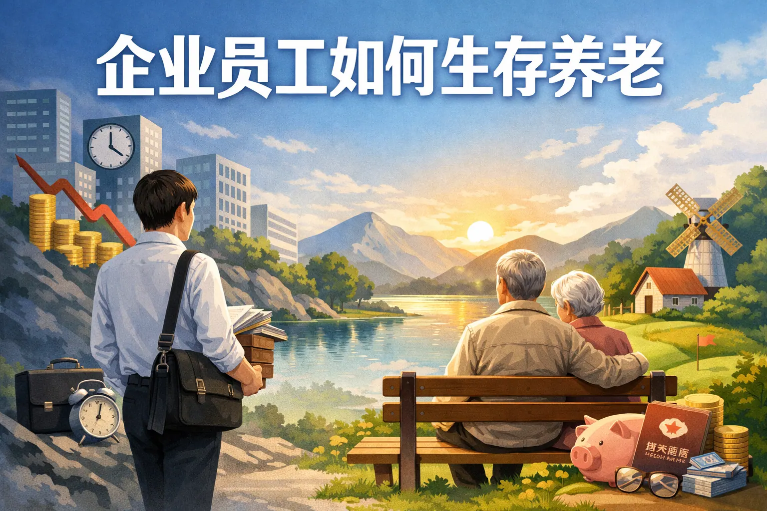 企业员工如何生存养老
