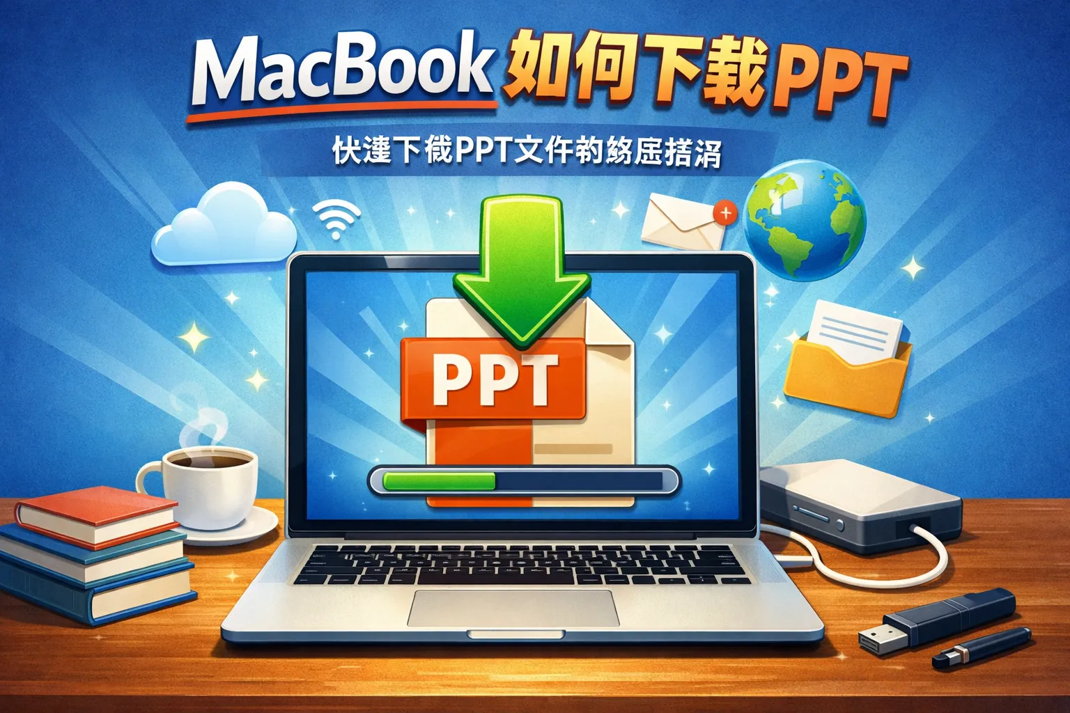 macbook 如何下载ppt