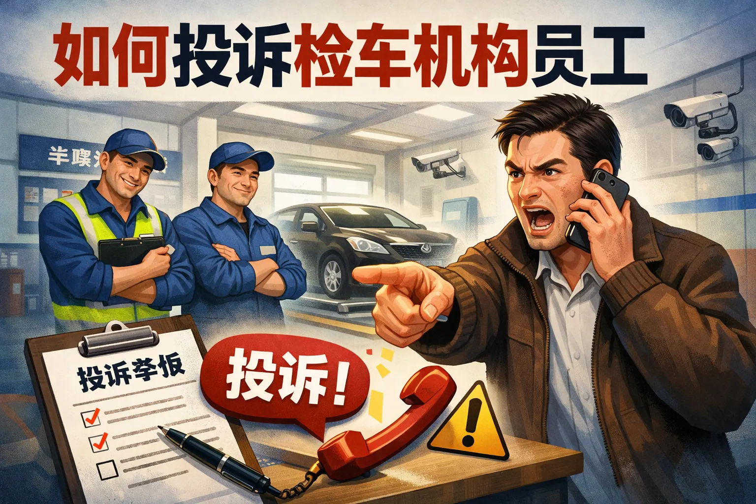 如何投诉检车机构员工