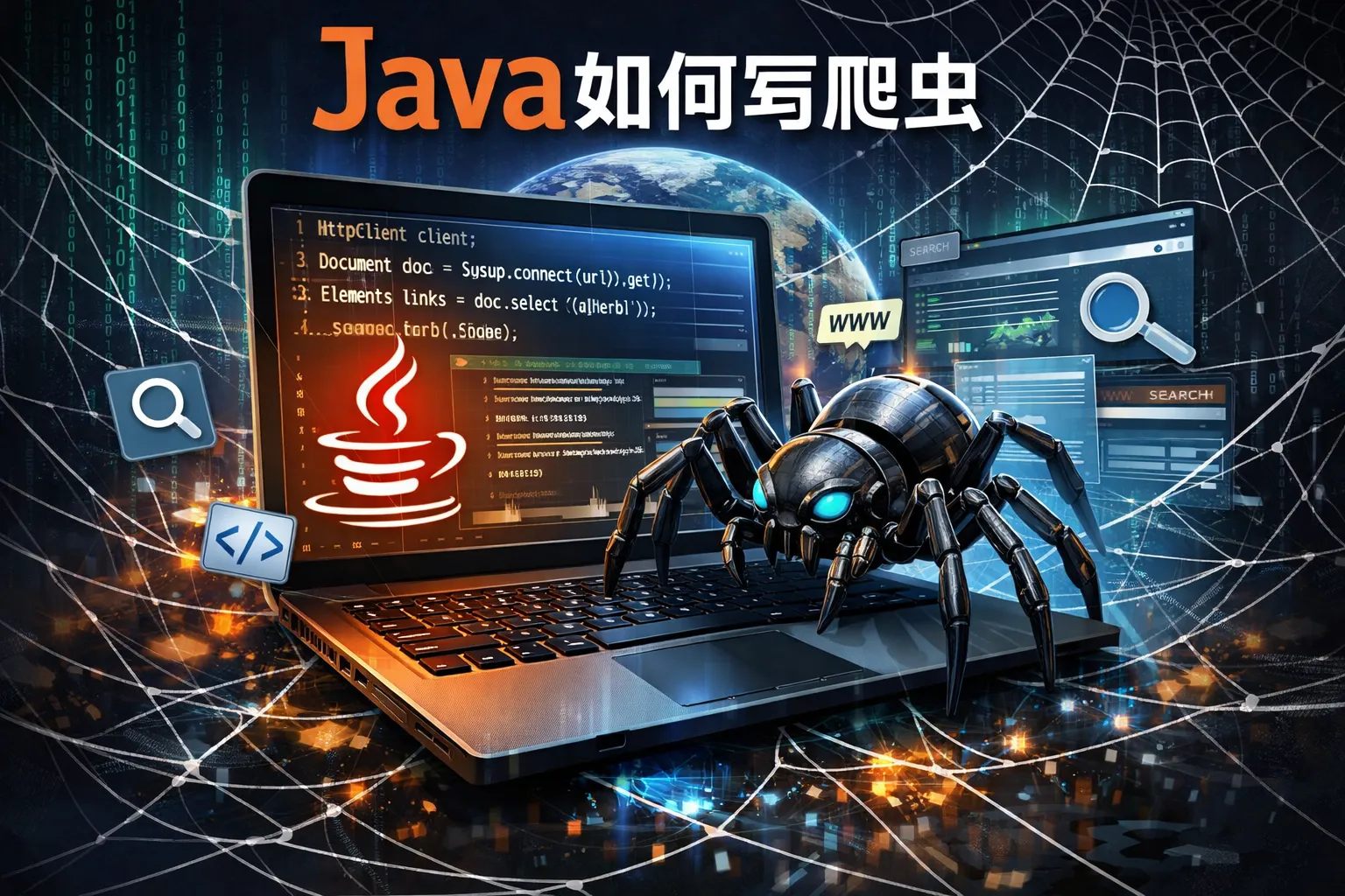 java如何写爬虫