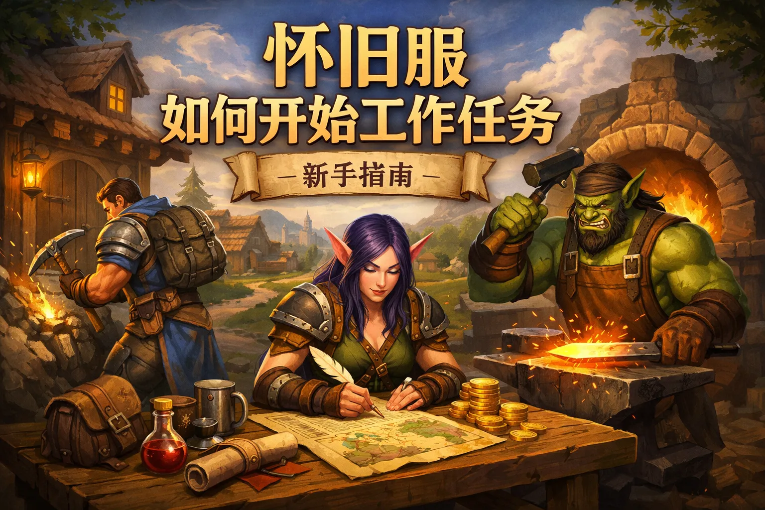 怀旧服如何开始工作任务