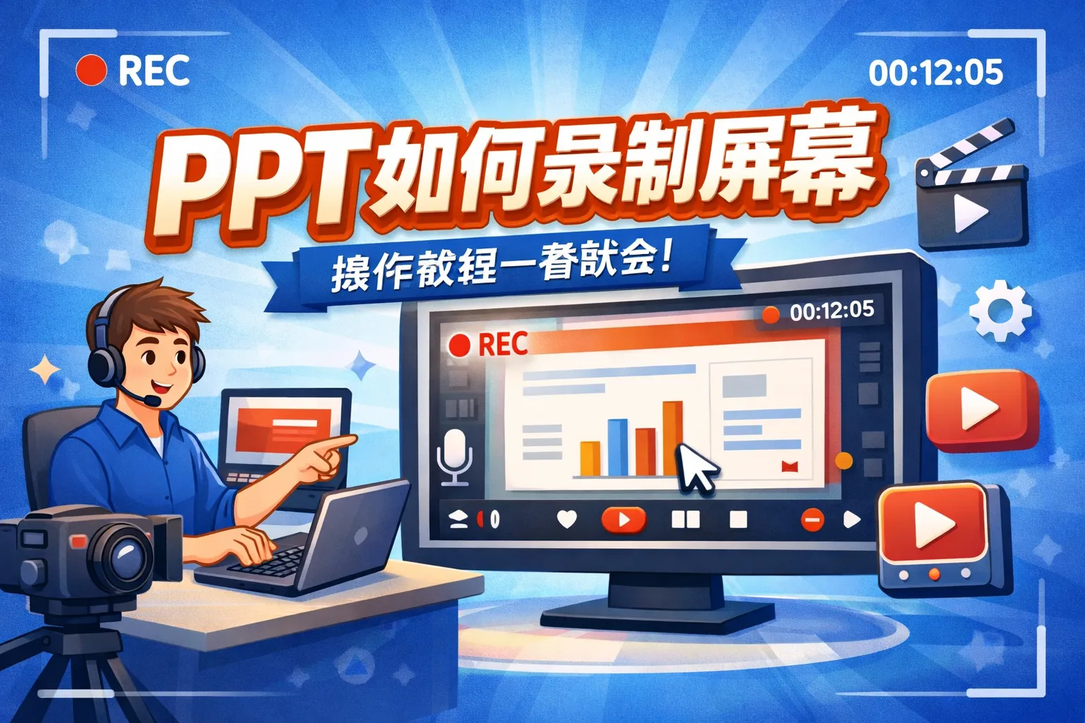 ppt如何录制屏幕