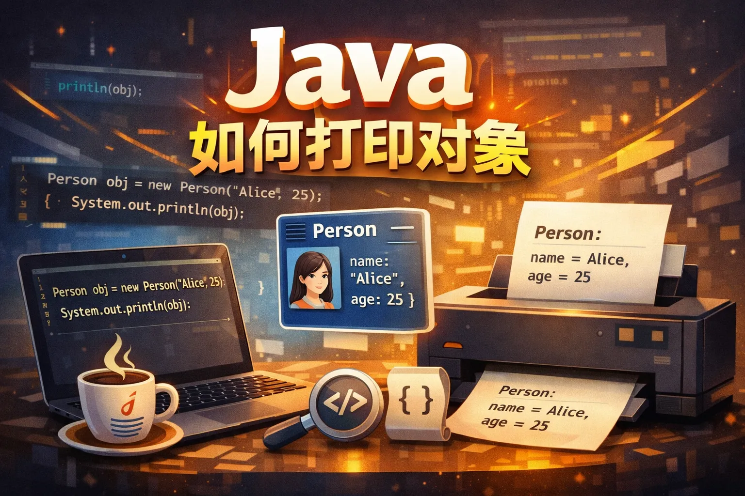 java如何打印对象