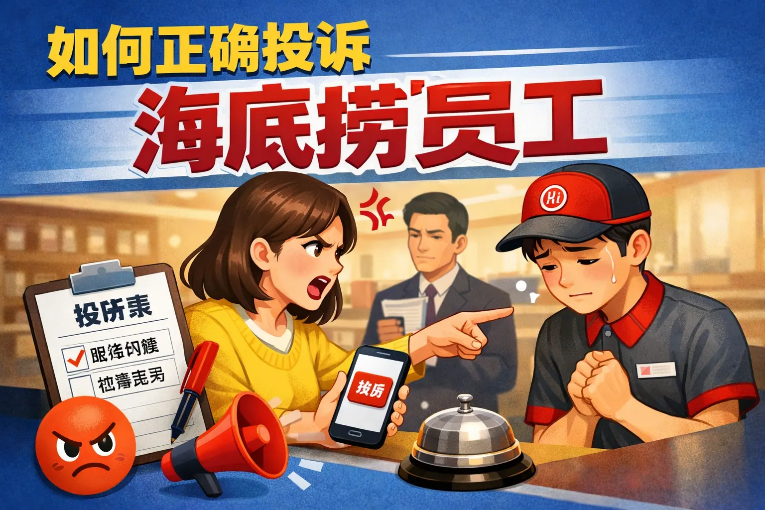 如何正确投诉海底捞员工