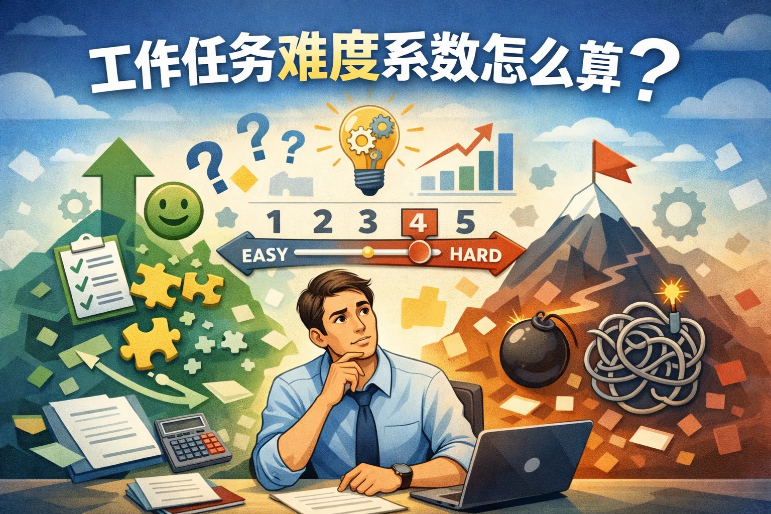 工作任务难度系数怎么算
