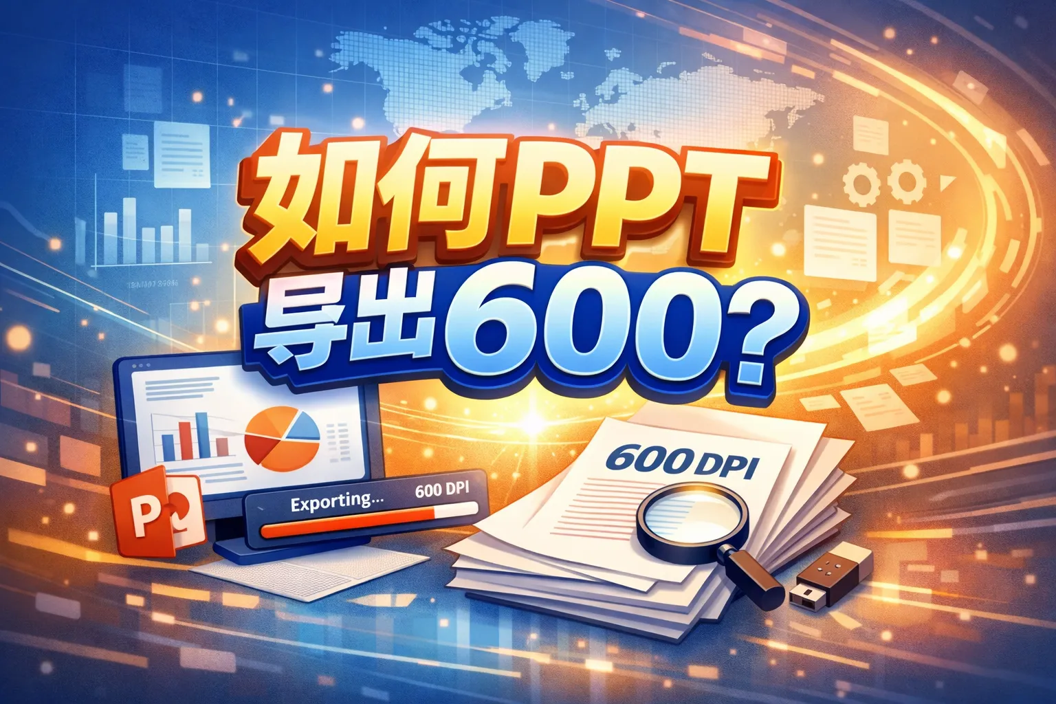 如何PPT导出600