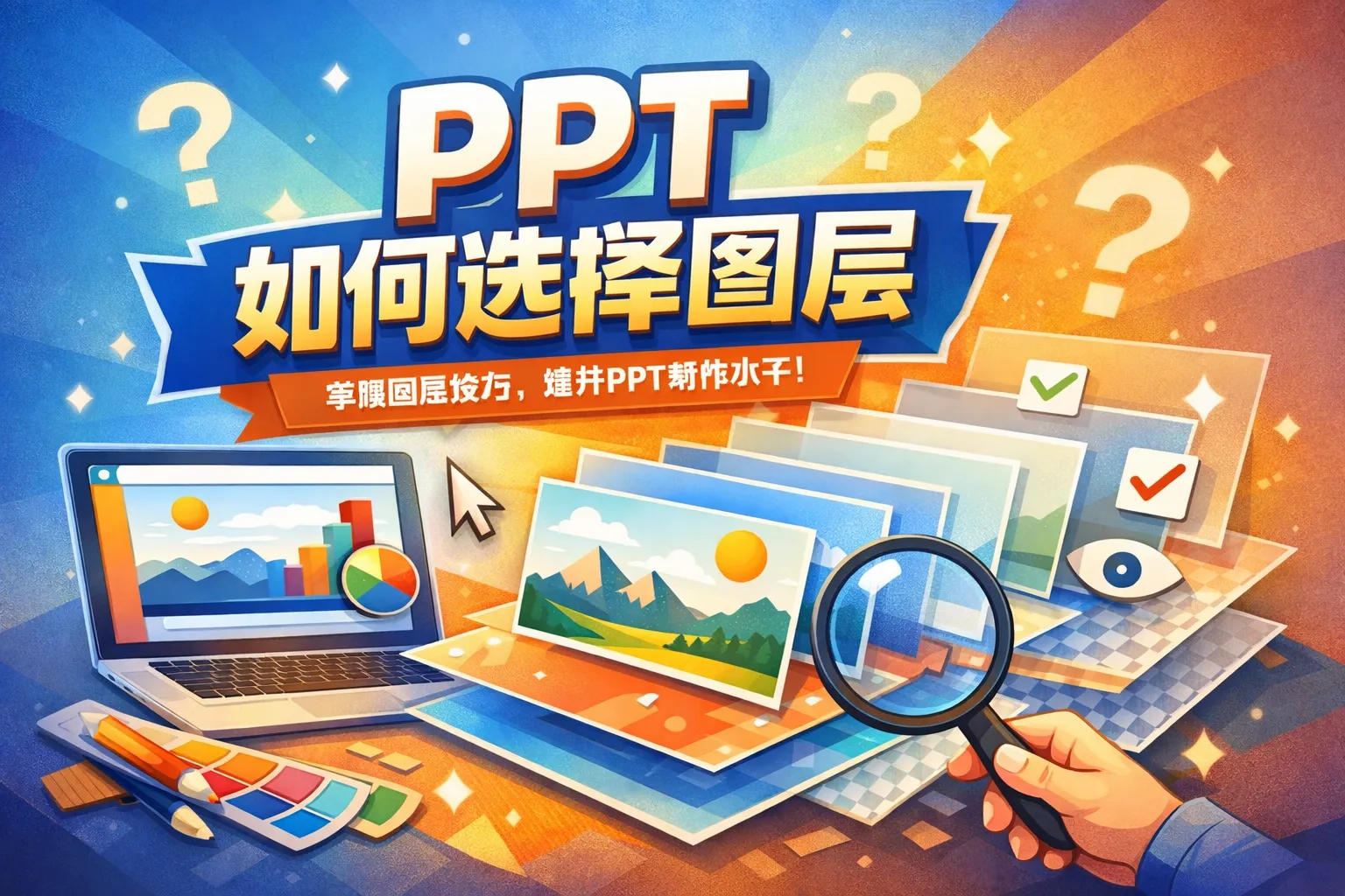 ppt如何选择图层