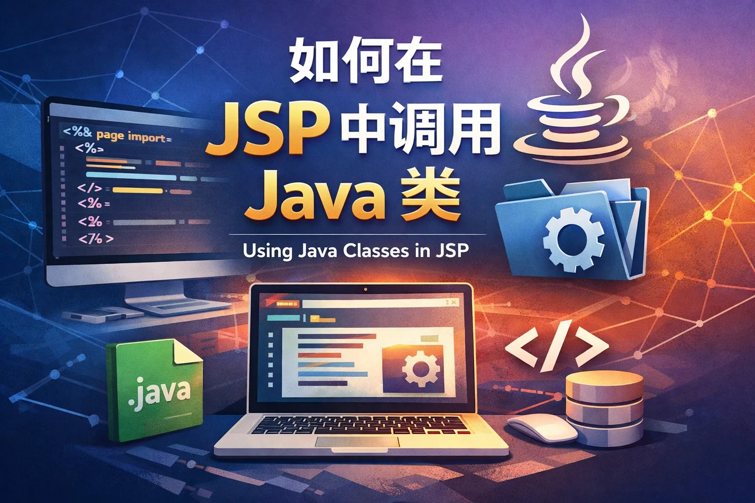 如何在jsp中调用java类