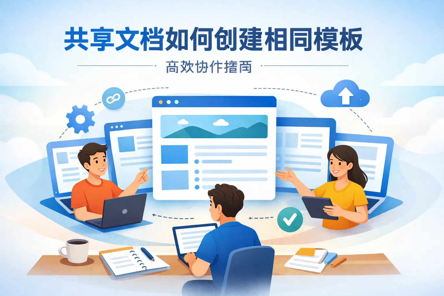 共享文档如何创建相同模板