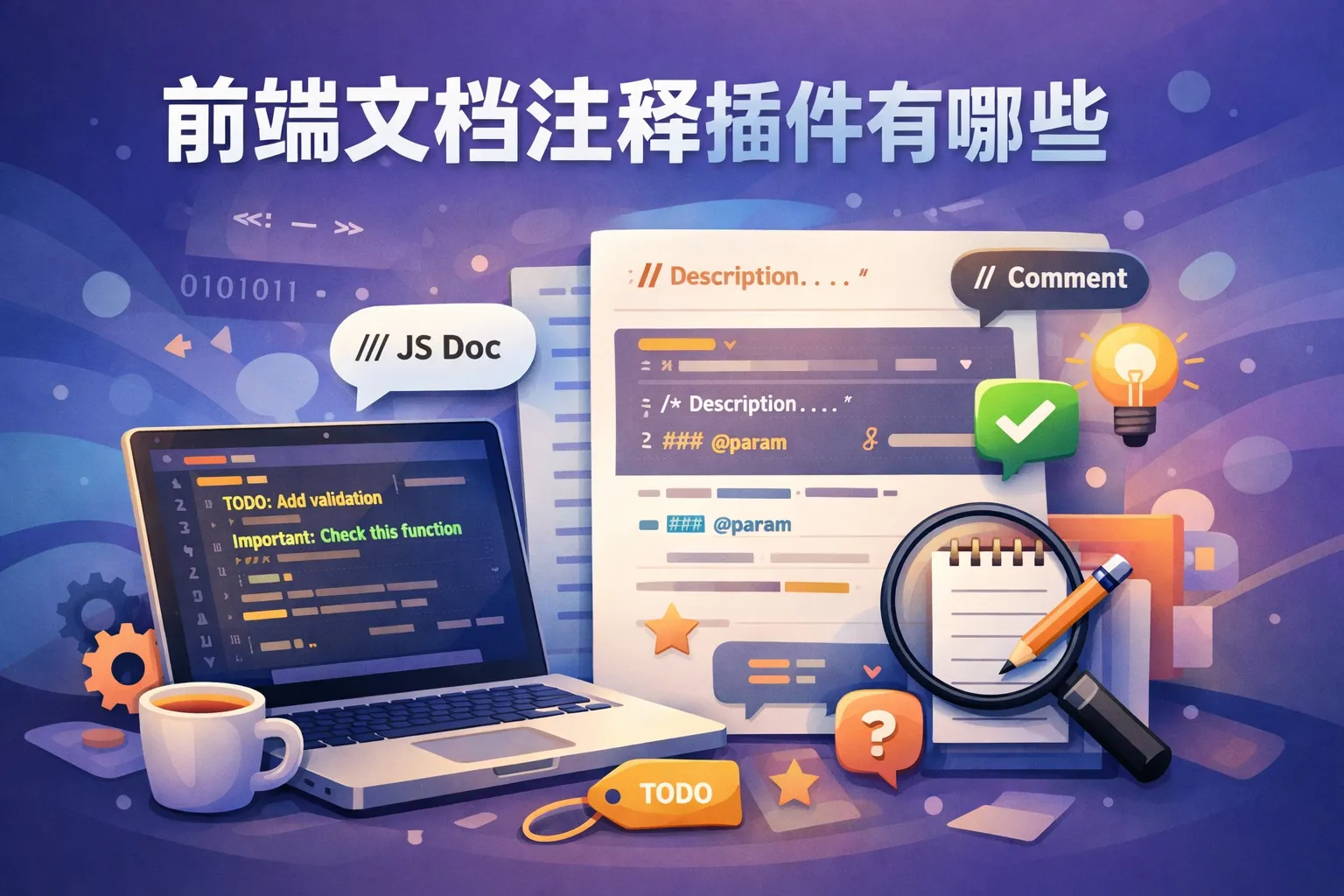 前端文档注释插件有哪些