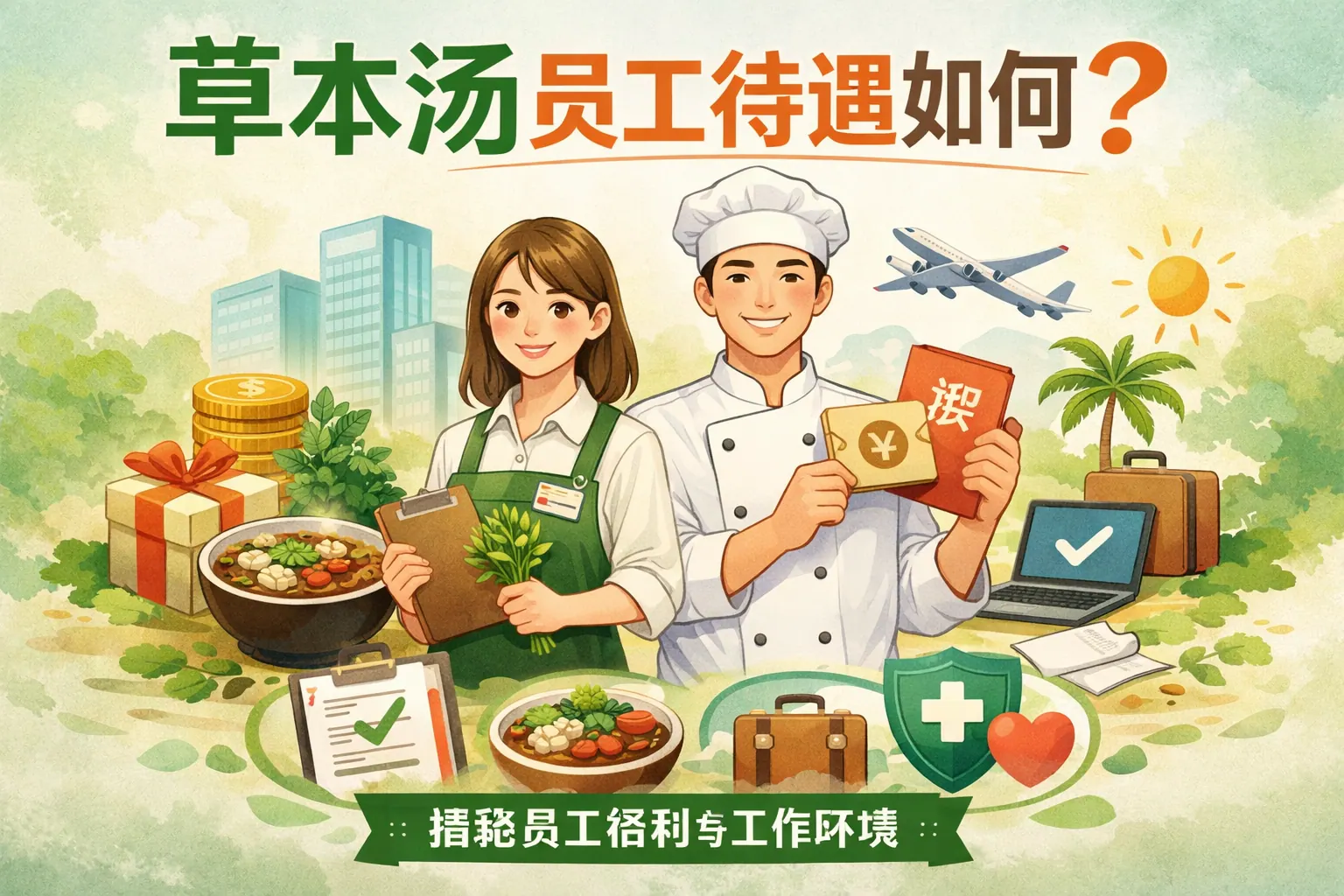 草本汤员工待遇如何