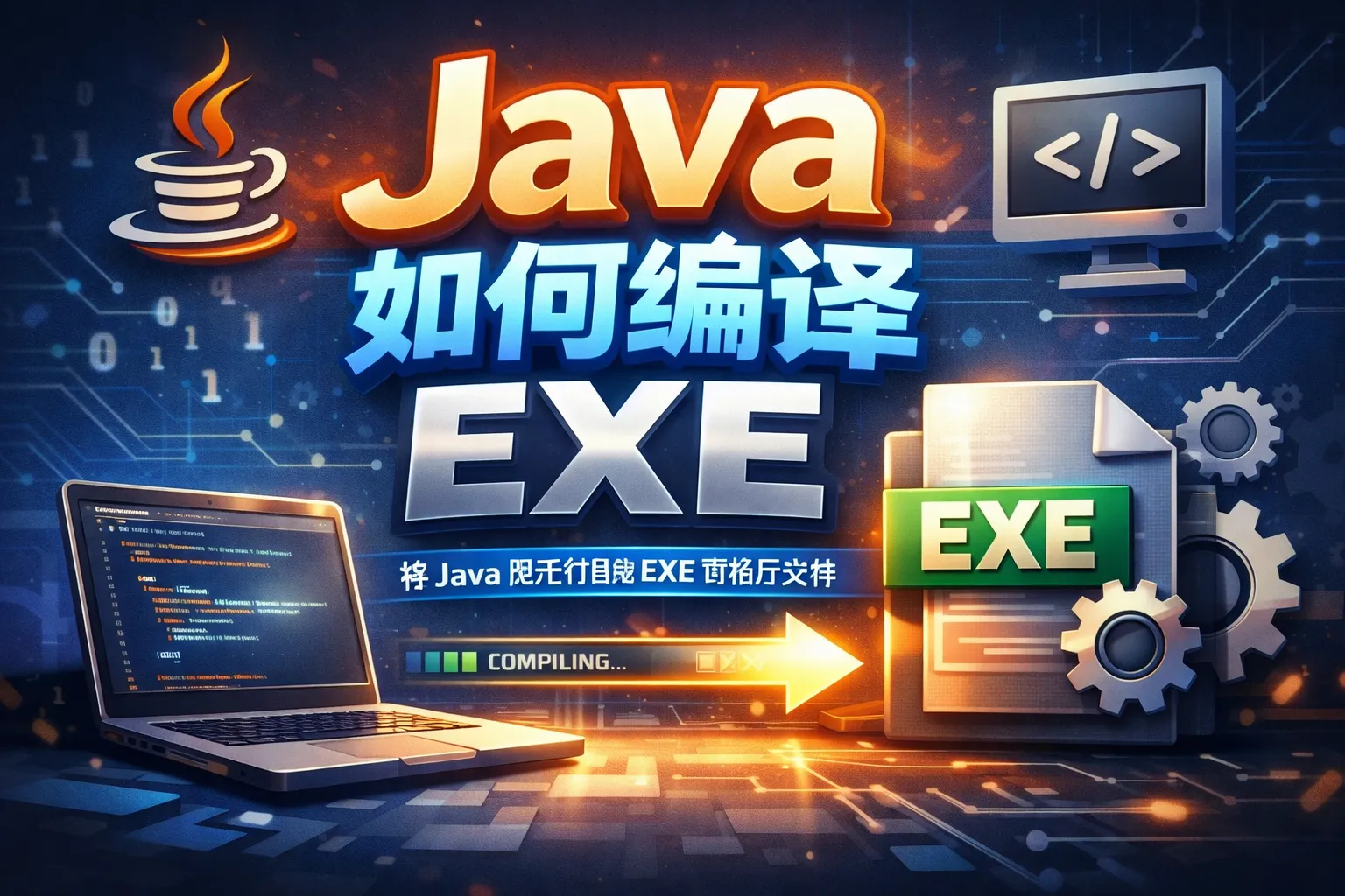 java如何编译exe