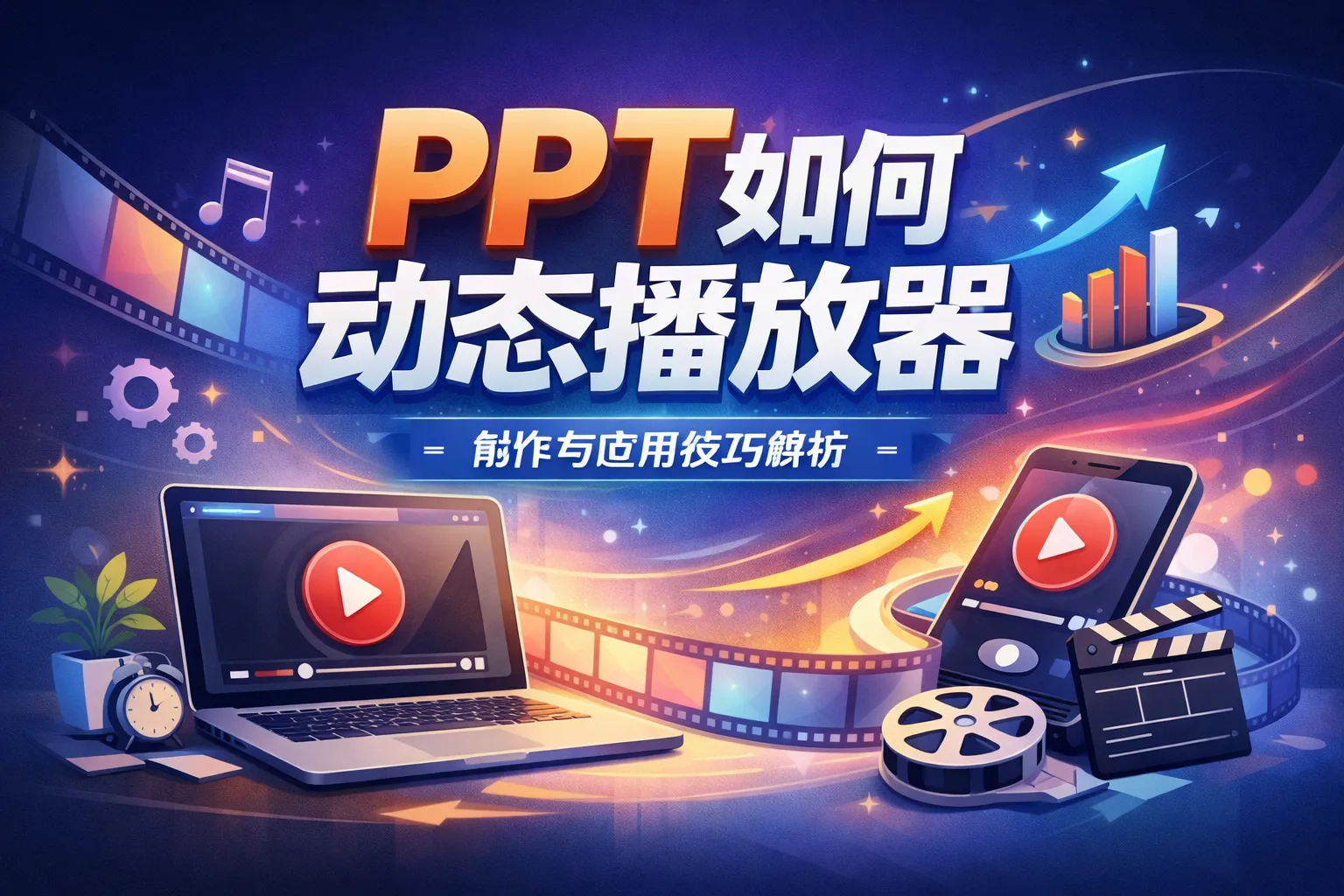 ppt如何动态播放器