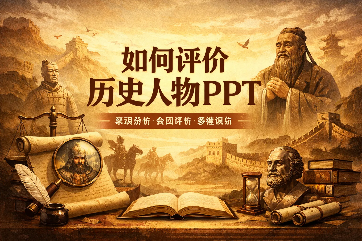 如何评价历史人物ppt