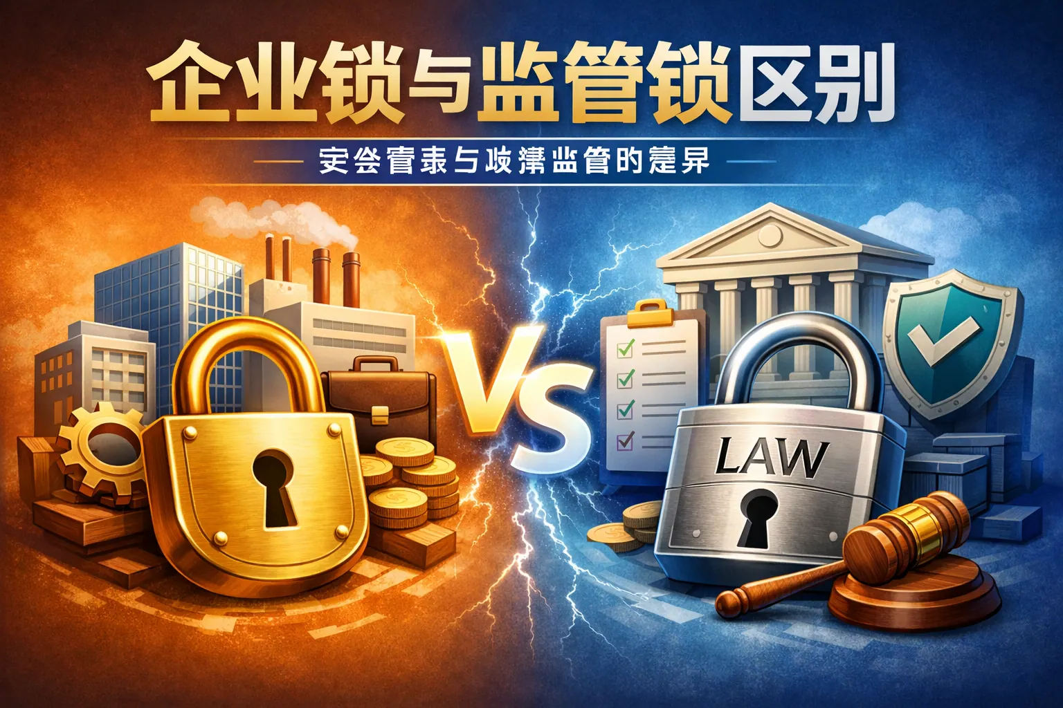 企业锁与监管锁区别