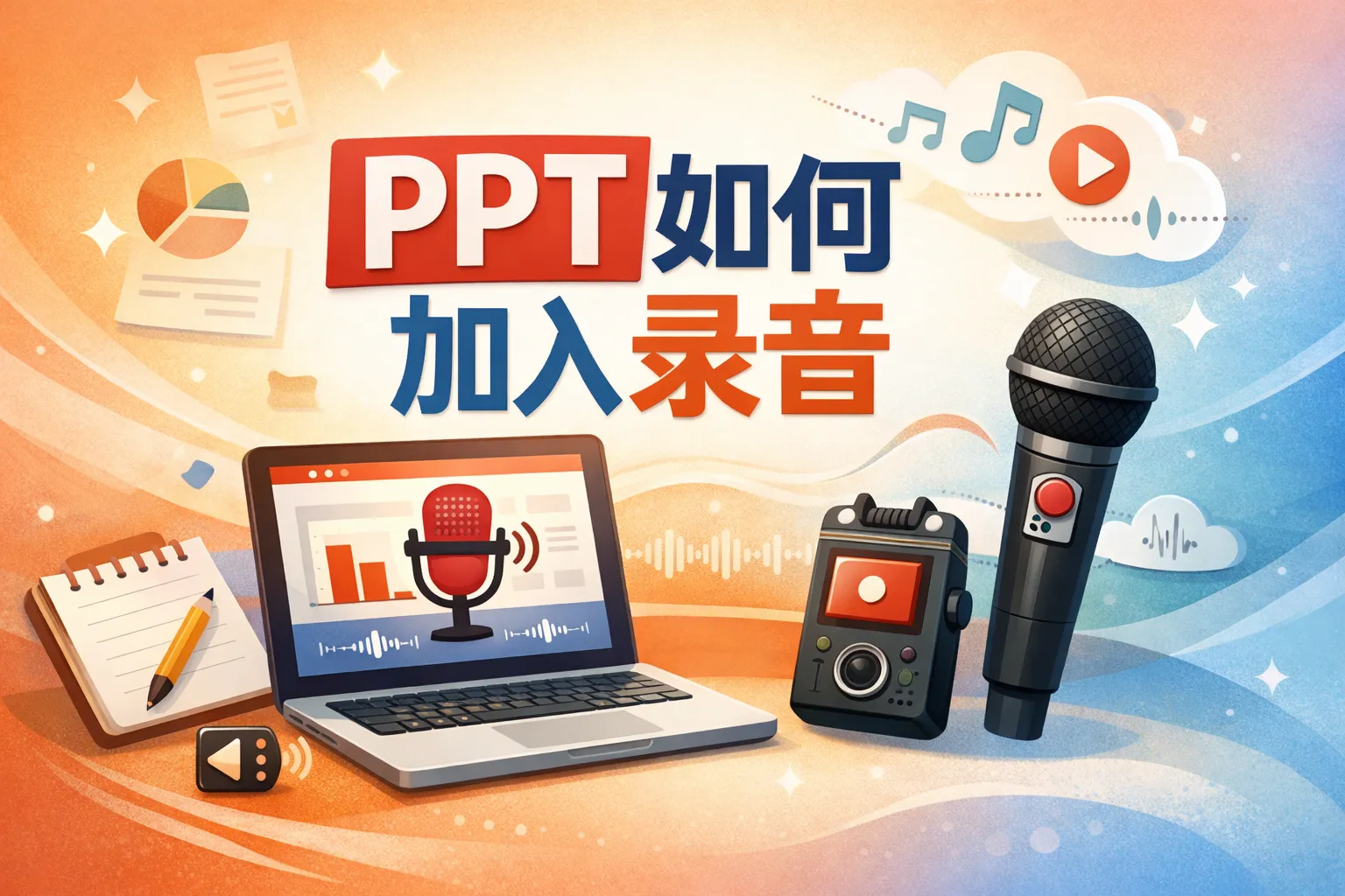 ppt如何加入录音