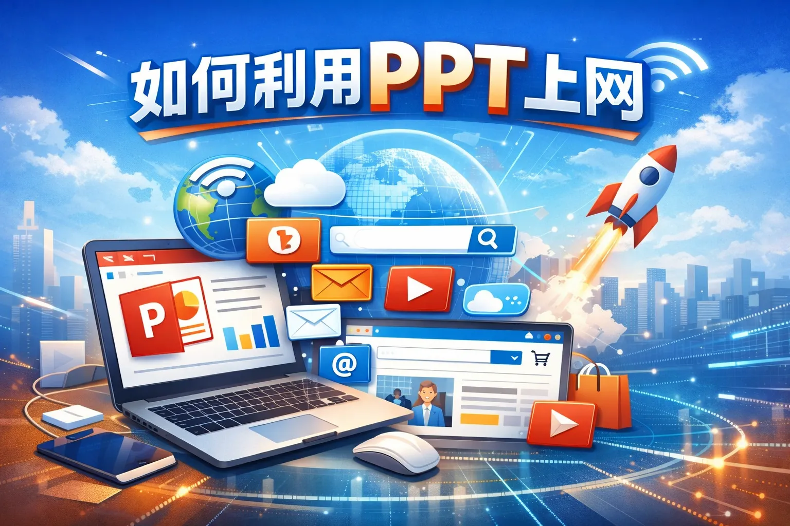 如何利用ppt上网