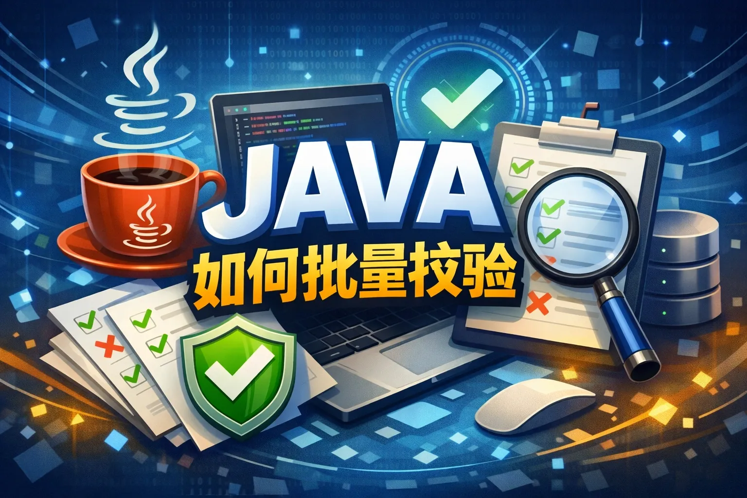 JAVA如何批量校验