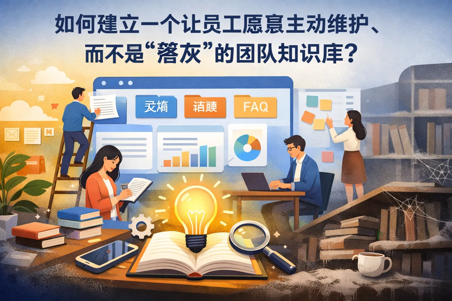 如何建立一个让员工愿意主动维护、而不是“落灰”的团队知识库?