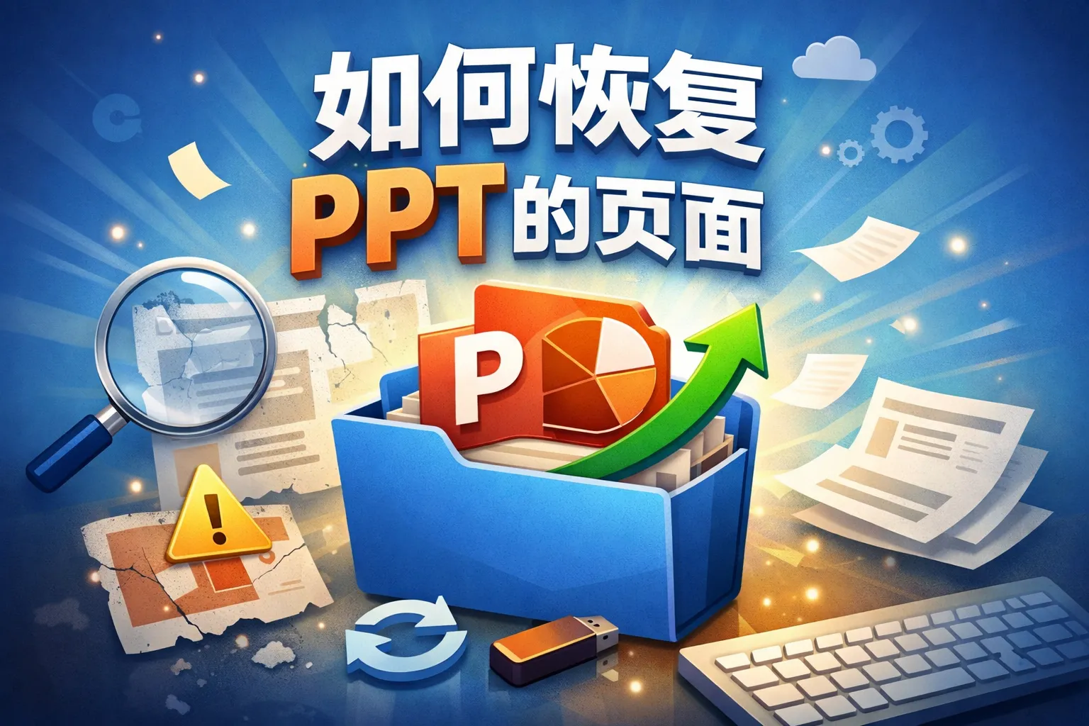 如何恢复ppt的页面