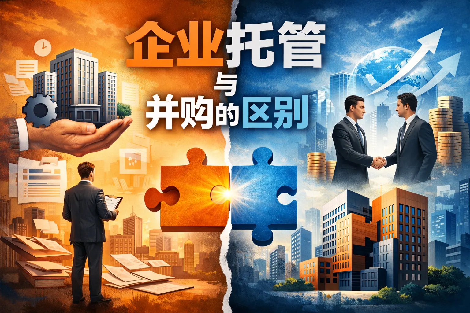 企业托管 并购的区别