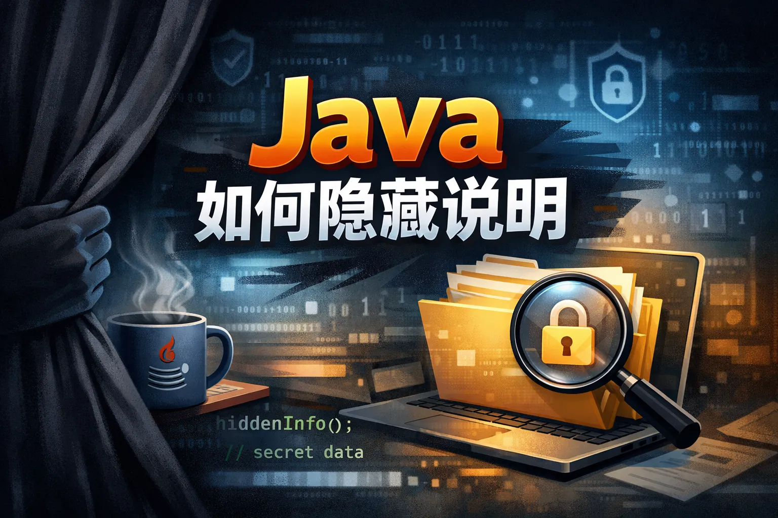 java如何隐藏说明