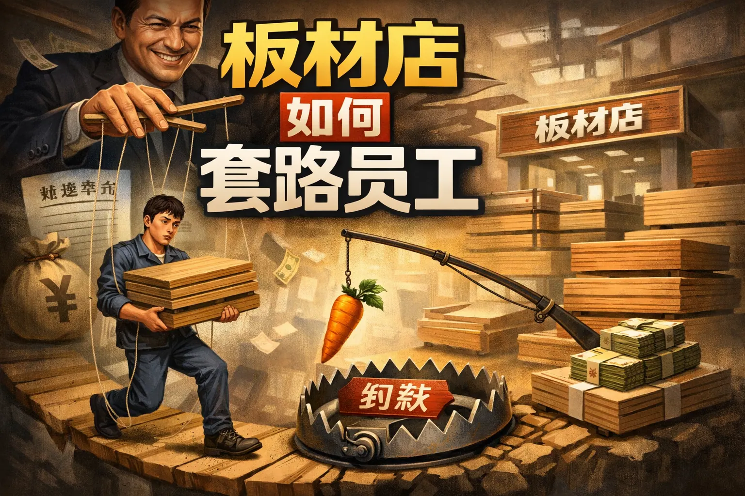 板材店如何套路员工
