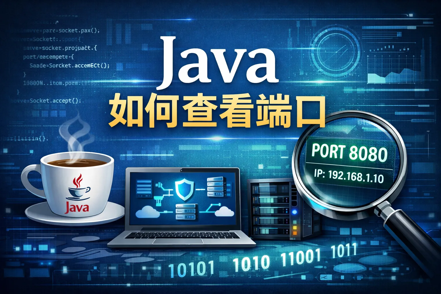 java如何查看端口