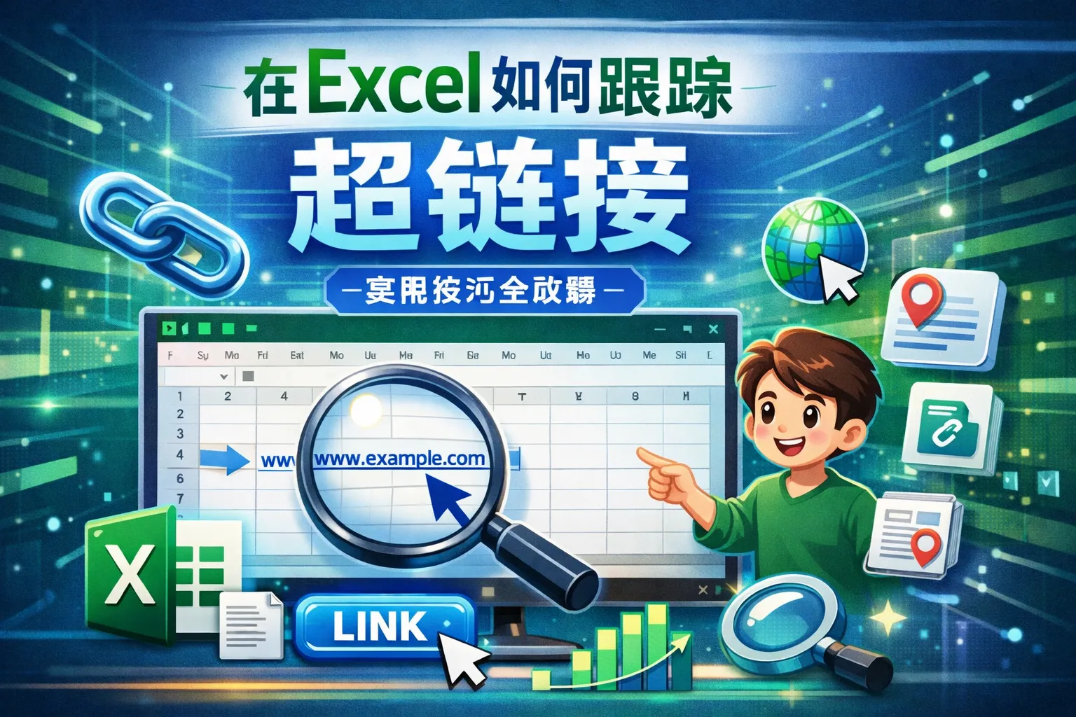 在excel如何跟踪超链接