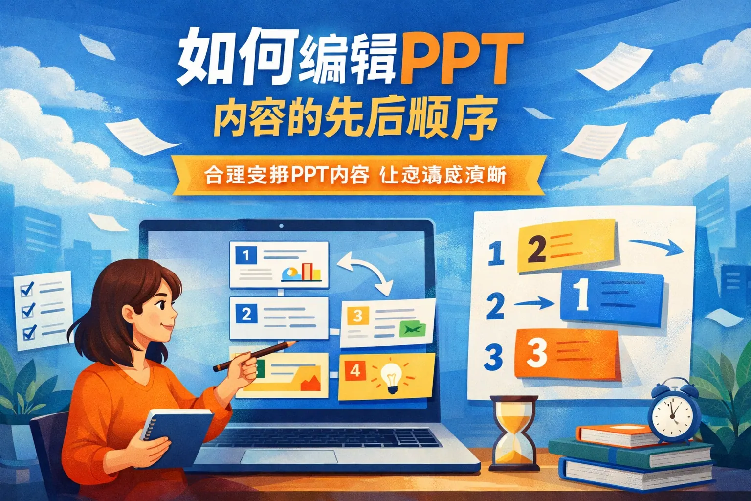 如何编辑ppt内容的先后顺序