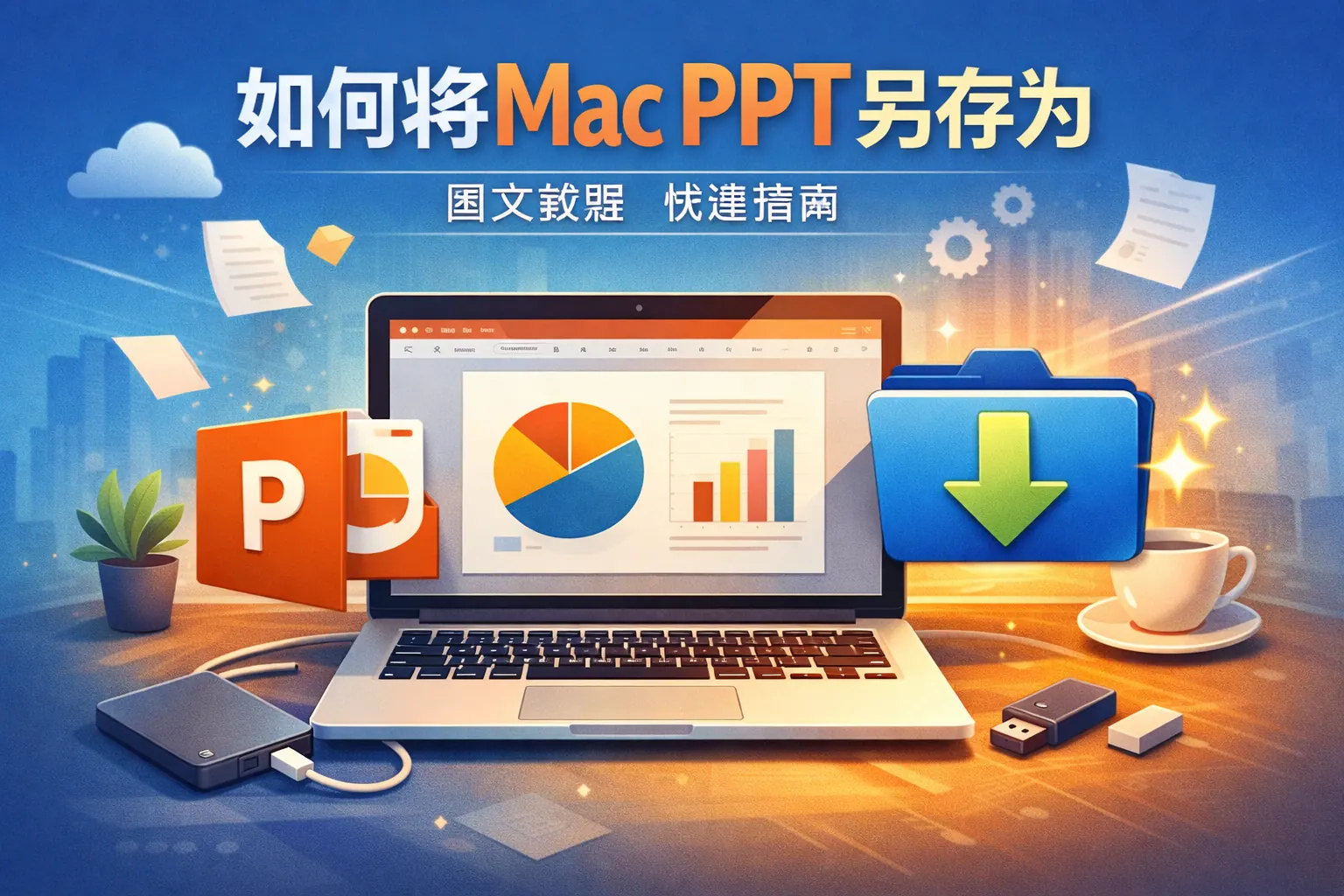 如何将mac ppt 另存为