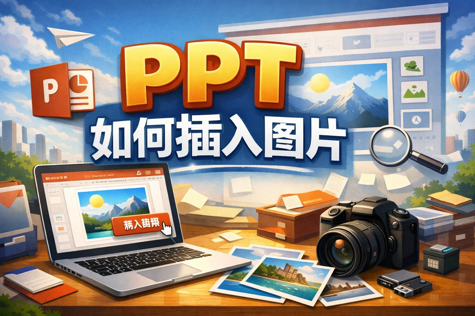 ppt如何报错图片
