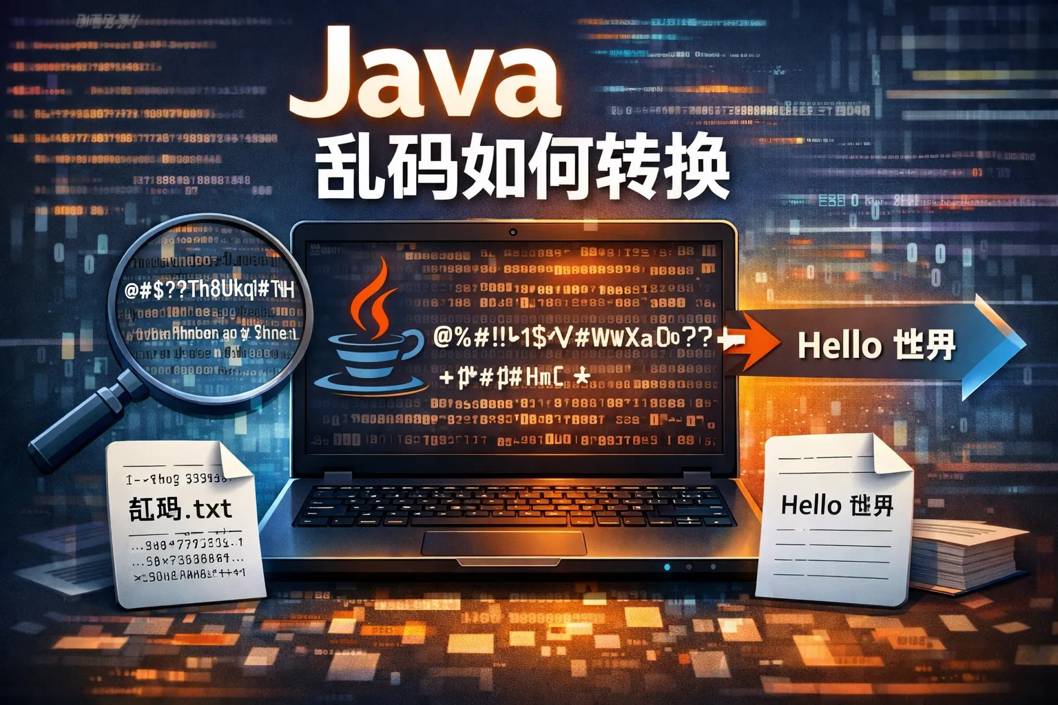 java 乱码如何转换